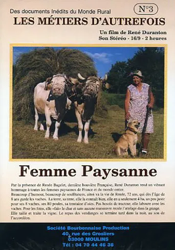 Les métiers d'autrefois : Femme Paysanne poster
