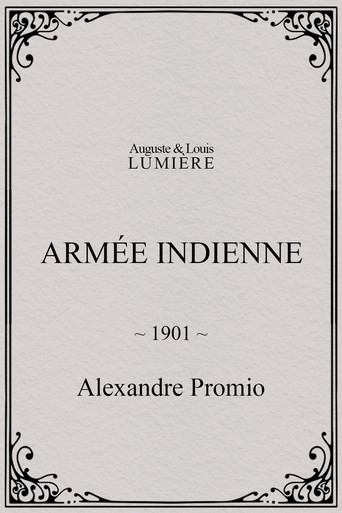 Armée indienne poster