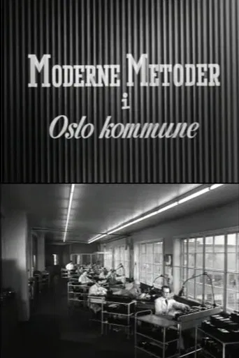 Oslofilm: Moderne metoder i Oslo kommune poster