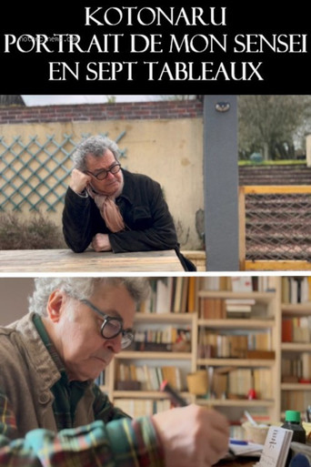 Kotonaru - Portrait de mon sensei en sept tableaux poster