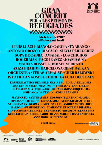 Concert "Volem acollir" poster