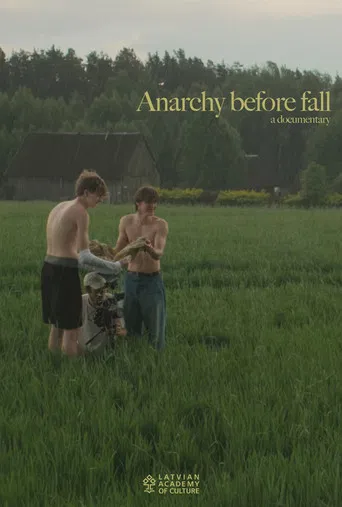 Anarchy Before Fall poster