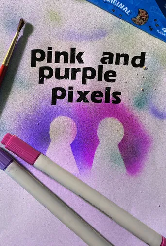 Pink and Purple Pixels poster