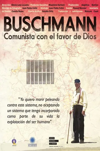 Buschmann, communist with God's favor poster