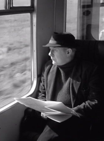 John Betjeman Goes By Train poster