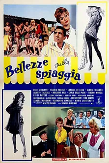 Bellezze sulla spiaggia poster
