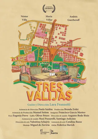 Tres valijas poster