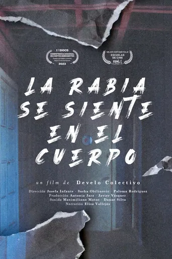 Rage is felt in the body poster