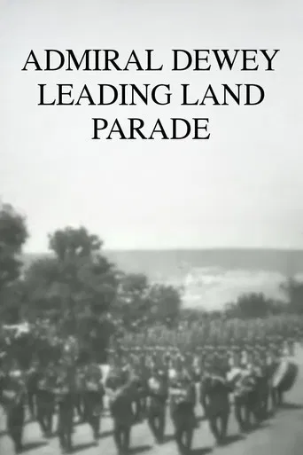 Admiral Dewey Leading Land Parade poster