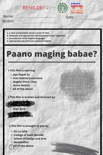 Paano Maging Babae? poster