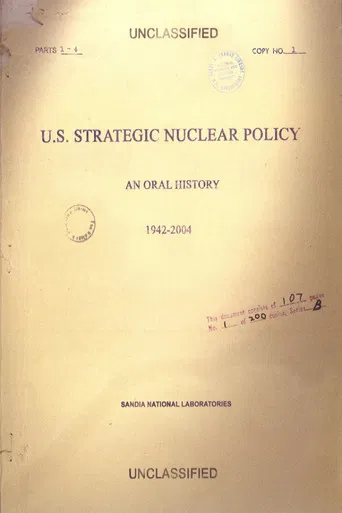 U.S. Strategic Nuclear Policy poster