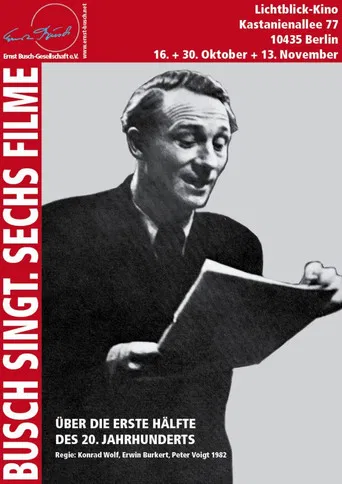 Busch singt – Sechs Filme über die erste Hälfte des 20. Jahrhunderts poster