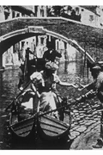 Venise, arrivée en gondole poster