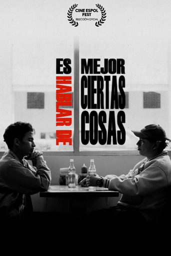 It's better to talk about certain things poster