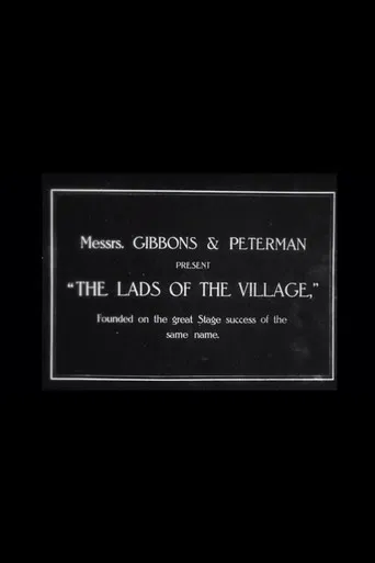 The Lads of the Village poster