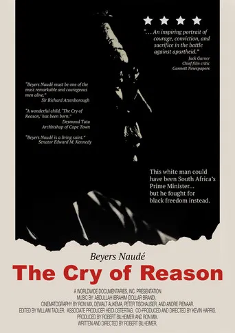 The Cry of Reason: Beyers Naude – An Afrikaner Speaks Out poster