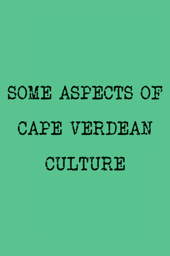 Some Aspects of Cape Verdean Culture poster