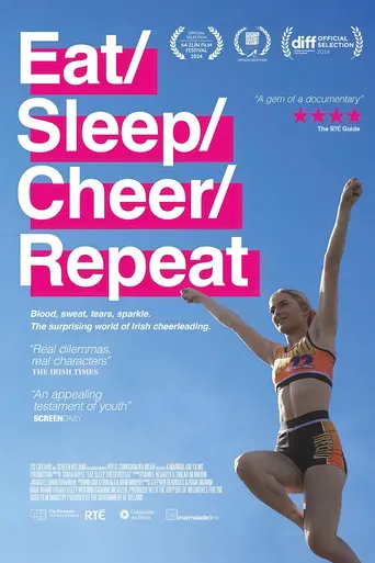 Eat / Sleep / Cheer / Repeat poster