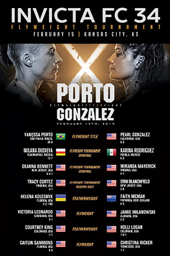 Invicta FC 34: Porto vs. Gonzalez poster