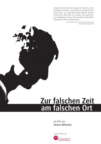 Zur falschen Zeit am falschen Ort poster
