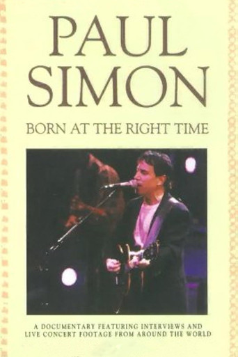 Paul Simon:  Born at the Right Time poster