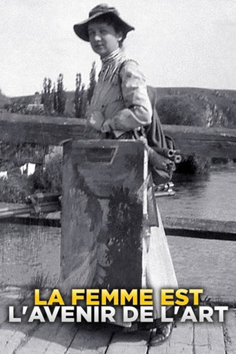 La femme est l'avenir de l'art poster