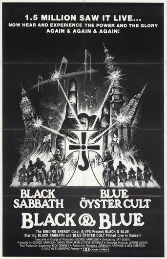 Black Sabbath & Blue Öyster Cult: Black and Blue poster