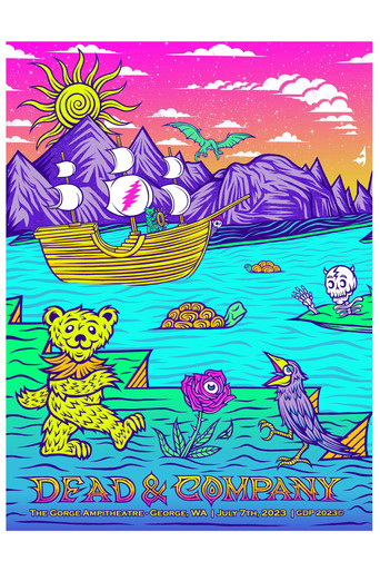 Dead & Company: 2023-07-07 The Gorge Amphitheatre, George, WA, USA poster
