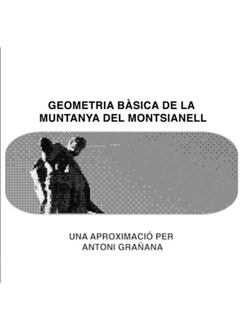 Geometria bàsica de la muntanya del Montsianell poster