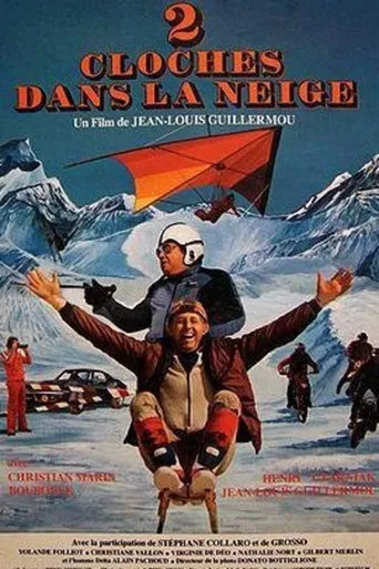 2 cloches dans la neige poster