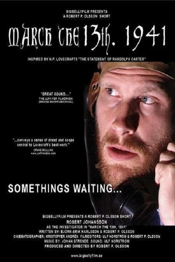 March the 13th, 1941 poster