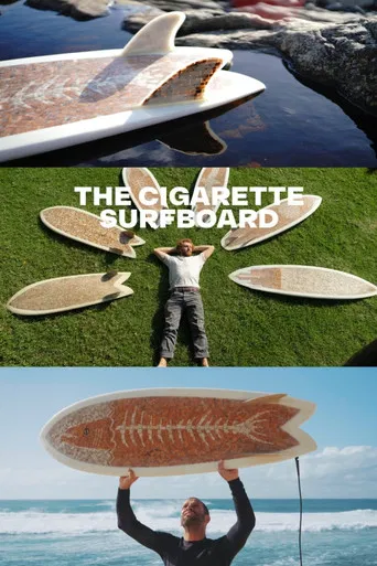 The Cigarette Surfboard poster