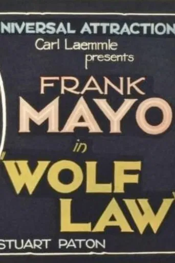 Wolf Law poster