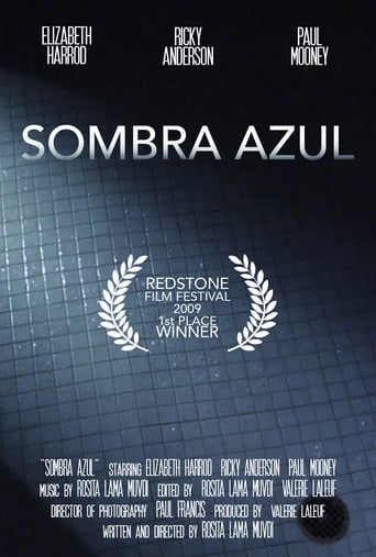 Sombra azul poster