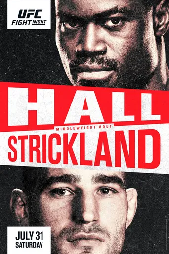 UFC on ESPN 28: Hall vs. Strickland poster