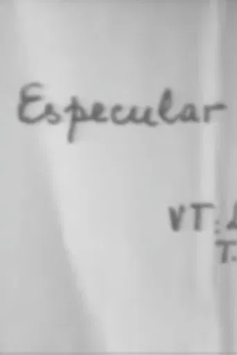 Especular poster