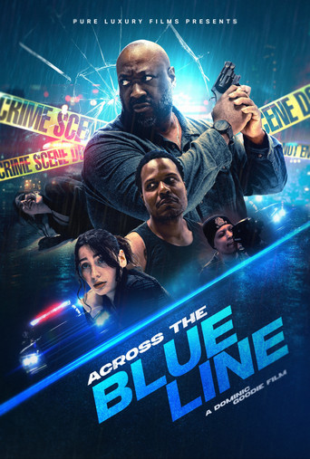 Across the blue line poster
