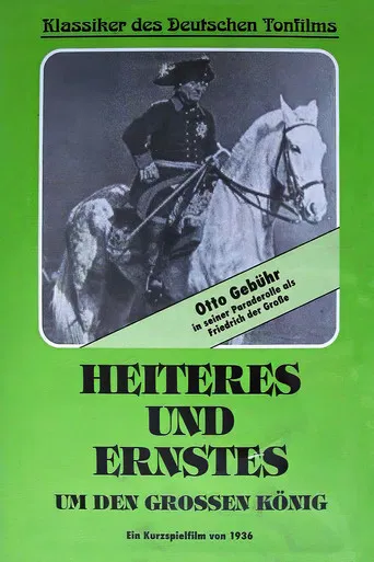 Heiteres und Ernstes um den großen König poster
