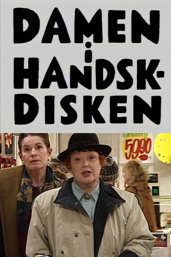 Damen i handskdisken poster