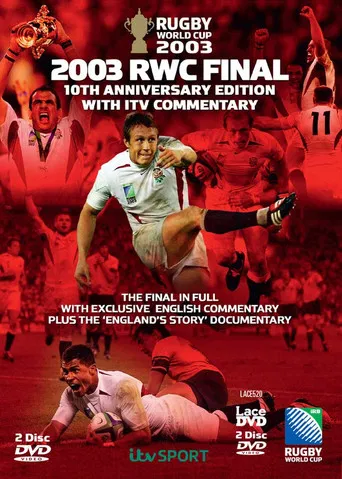 2003 RWC Final 10th Anniversary Edition with ITV Commentary poster