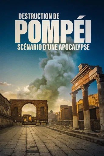 Destruction de Pompéi scénario d'une apocalypse poster