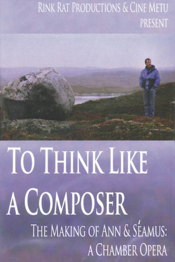To Think like a Composer poster
