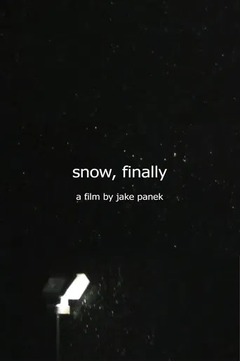 snow, finally poster