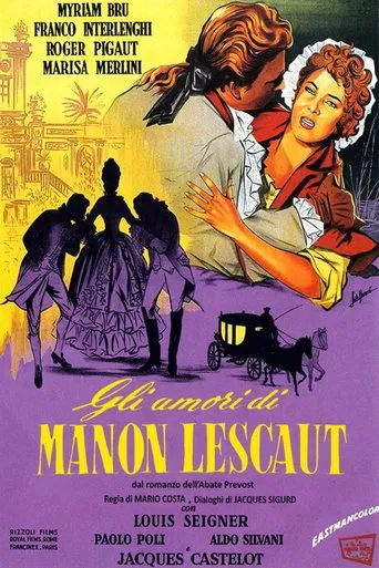 The Lovers of Manon Lescaut poster