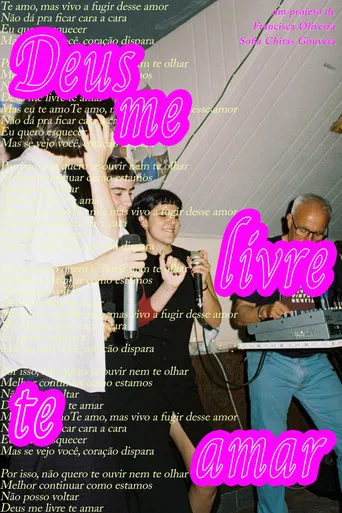 Deus me livre te amar poster
