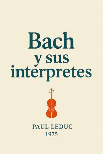 Bach and his Interpreters poster