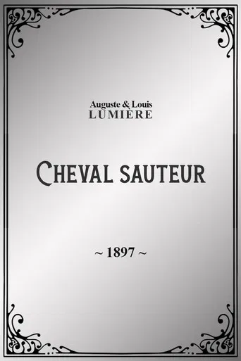 Cheval sauteur poster