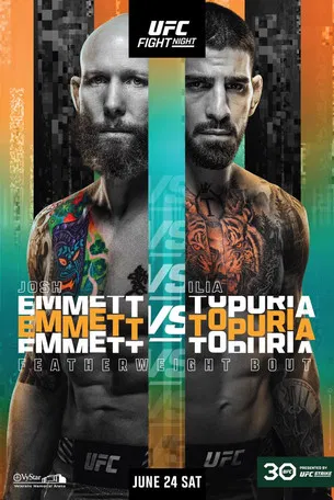 UFC on ABC 5: Emmett vs. Topuria poster
