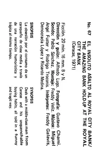 El insólito asalto al Royal City Bank poster