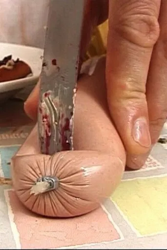 Porcelain-IsoSchizo-kitchen mat depicting neurodermatitis flakes in the coffee strudel, and it cost a fortune poster